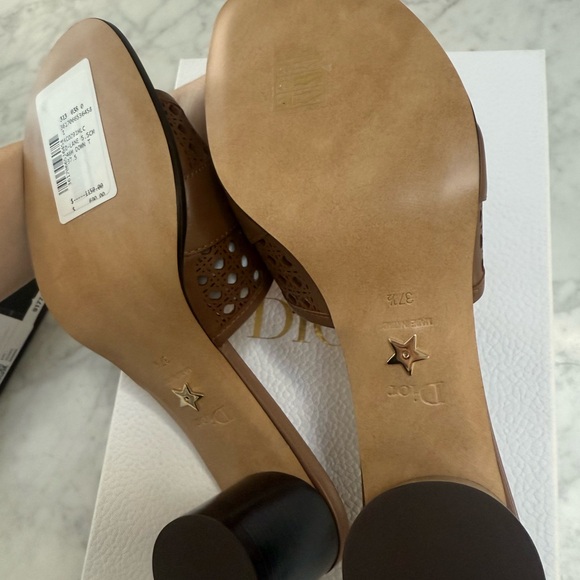 BNIB Dior Brown sandals 37.5 - Picture 5 of 8